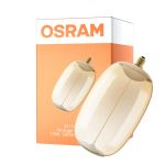 Osram Vintage 1906 LED E27 Special Filament Smoke Tall 12W 500lm - 818 Blanc Très Chaud | Dimmable - Équivalent 40W