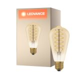 Ledvance Vintage 1906 LED E27 Poire Dorée 4.8W 420lm - 822 Blanc Très Chaud | Dimmable - Équivalent 37W