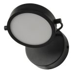 Ledvance Decor Puck Applique Murale Noir 11W 370lm - 930 Blanc Chaud | Meilleur Rendu Des Couleurs
