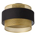 Ledvance Decor Hornet Plafonnier Noir | 300mm - Convient pour E27