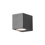 D'Lite Applique Murale Vrebos Noir | IP54 - Convient Pour 1x GU10