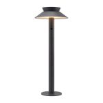 Nordlux Solar Lampadaire extérieur Justina Métal Anthracite 5W 400lm - 830 Blanc Chaud | Détecteur de Mouvement et de Lumière