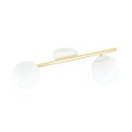 Emibig Plafonnier Splendi Acier Blanc | Convient pour 2x E14 - Max 10W