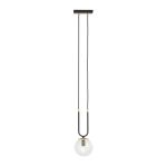 Emibig Suspension Luminaire Glam Acier Noir | Convient pour 1x E14 - Max 10W