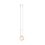 Emibig Suspension Luminaire Glam Acier Blanc | Convient pour 1x E14 - Max 10W