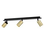 Emibig Plafonnier Zen Acier Noir | Convient pour 3x GU10 - Max 10W