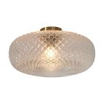It's about RoMi Plafonnier Venice Verre Transparent | Convient pour 1x E27 