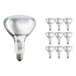 Lot 10x Philips R125 IR 375W E27 230-250V Claire