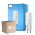 Lot 10x Philips CorePro LED Capsule G9 Dépolie 1.9W 220lm - 827 Blanc Très Chaud | Équivalent 25W