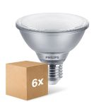 Lot 6x Philips Master Value LED Ampoule Réflecteur E27 PAR30S 9.5W 760lm 25D - 930 Blanc Chaud | Meilleur Rendu Des Couleurs - Dimmable - Équivalent 75W