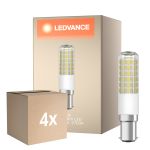 Lot 4x Ledvance Special T Slim LED B15d Tube one-handed Claire 6.5W 806lm - 827 Blanc Très Chaud | Équivalent 60W