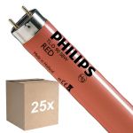 Lot 25x Philips MASTER TL-D 58W - Rouge | 150cm