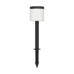 Eglo Piquet Lumière Pantete Solar Noir 7W 830lm - 830 Blanc Chaud | IP65 - Détecteur De Mouvement