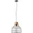 Brilliant Avia Suspension Luminaire Métal Bois Noir | 350mm - Convient pour 1x E27