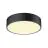 SLV Medo Pro 30 Mur et Plafonnier Aluminium Noir Rond 10W 1250lm - 930-940 CCT | IP50 - Meilleur Rendu Des Couleurs - Dimmable 
