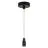 Ledvance Decor Glow Suspension Luminaire Noir 9W 450lm - 927 Blanc Très Chaud | 140mm - Meilleur Rendu Des Couleurs