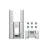 Ledvance Office Linéaire Connecteur Kit Blanc
