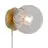 Nordlux Chisell Applique Murale Métal et Verre Laiton | Convient pour E14