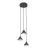 Emibig Suspension Luminaire Elit Acier Noir | Convient pour 3x GX53 - Max 10W