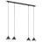 Emibig Suspension Luminaire Elit Acier Noir | Convient pour 4x GX53 - Max 12W