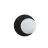Emibig Applique Murale Oslo Acier Noir | Convient pour 1x E14 - Max 10W