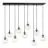 Emibig Suspension Luminaire Cosmo Acier Noir | Convient pour 9x E14 - Max 10W