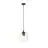 Emibig Suspension Luminaire Istar Acier Noir | Convient pour 1x E27 - Max 10W