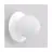 Emibig Applique Murale Americana Acier Blanc | Convient pour 1x G9 - Max 8W