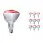 Lot 10x Philips BR125 IR 250W E27 230-250V Rouge