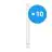 Lot 10x Ledvance Dulux-L LED 18W - 830 Blanc Chaud | 4-Pins - Équivalent 36W