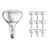 Lot 10x Philips R125 IR 375W E27 230-250V Claire