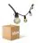 D'Lite Sparkl LED Guirlande lumineuse 4W 250lm - 827 Blanc Très Chaud | IP44 - 3x 5m (15m Total) - Connectable Jusuq'À 25m