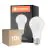 Lot 10x Ledvance Classic LED E27 Poire Dépolie 8.5W 806lm - 827 Blanc Très Chaud | Équivalent 60W