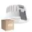 Lot 10x Ledvance Spot LED Fix Aluminium Blanc 8W 680lm 36D - 930 Blanc Chaud | Diamètre 68mm - IP44 - Meilleur rendu des couleurs - Dimmable