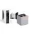 D'Lite Applique Murale Nova Argent Up & Down 4.9W 480lm - 830 Blanc Chaud | IP54 - Angle de faisceau réglable