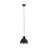 Eglo Suspension Luminaire Truro 1 Acier Noir Cuivre | IP20 - Convient pour 1x E27 