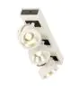 SLV Kalu Triple Mur et Plafonnier Aluminium Blanc 47W 3400lm - 830 Blanc Chaud | Dimmable 