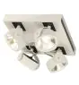 SLV Kalu Quadruple Mur et Plafonnier Aluminium Blanc Carré 60W 4000lm - 830 Blanc Chaud | Dimmable 