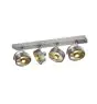 SLV Kalu Spot Aluminium Gris | Convient pour 4x GU10 (AR111) 