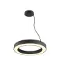 SLV Medo Cercle  60 Suspension Luminaire Aluminium Noir 26W 4000lm 110D - 930-940 CCT | Meilleur Rendu Des Couleurs - Dali Dimmable 