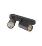 SLV Grip! Aluminium Spot Noir | Convient pour 2x GU10