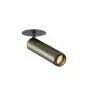 SLV Grip! Acier Spot Noir 21W 2010lm - 930 Blanc Chaud | Meilleur Rendu Des Couleurs - Dimmable