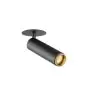 SLV Grip! Acier Spot Noir 21W 2010lm - 927 Blanc Très Chaud | Meilleur Rendu Des Couleurs - Dimmable