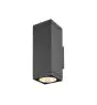 SLV Theo Pro L Applique Murale Aluminium Blanc 15W 1800lm - 827 Blanc Très Chaud | Extérieur - IP65
