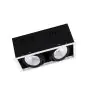 Ledvance Spot LED Carré Multi inclinable Noir-Blanc 2x30W 5400lm 38D - 840 Blanc Froid | Diamètre 320x160mm