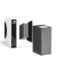 D'Lite Applique Murale Vrebos Noir Up & Down | IP54 - Convient Pour 2x GU10