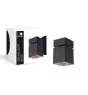 D'Lite Plafonnier Kubo Noir Inclinable et Rotatif | IP20 - Convient pour 1x GU10