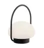 Nordlux Lampe De Chevet Sponge Batterie Noir 4.8W 300lm - 827 Blanc Très Chaud | 3 Niveaux De Gradation Dimmable