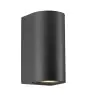 Nordlux Canto Applique Murale Aluminium Noir Up & Down | Convient pour 2x GU10