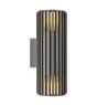 Nordlux Aludra Applique Murale Seaside Anthracite Up & Down | Convient pour 2x E27